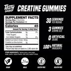 TASTY GAINS Creatine Gummies - 90g of Creatine Monohydrate - Workout Supplements - Build Muscle & Boost Strength for Men & Women - Made in USA - Non GMO - Vegan Friendly (Large, Pineapple Mango)