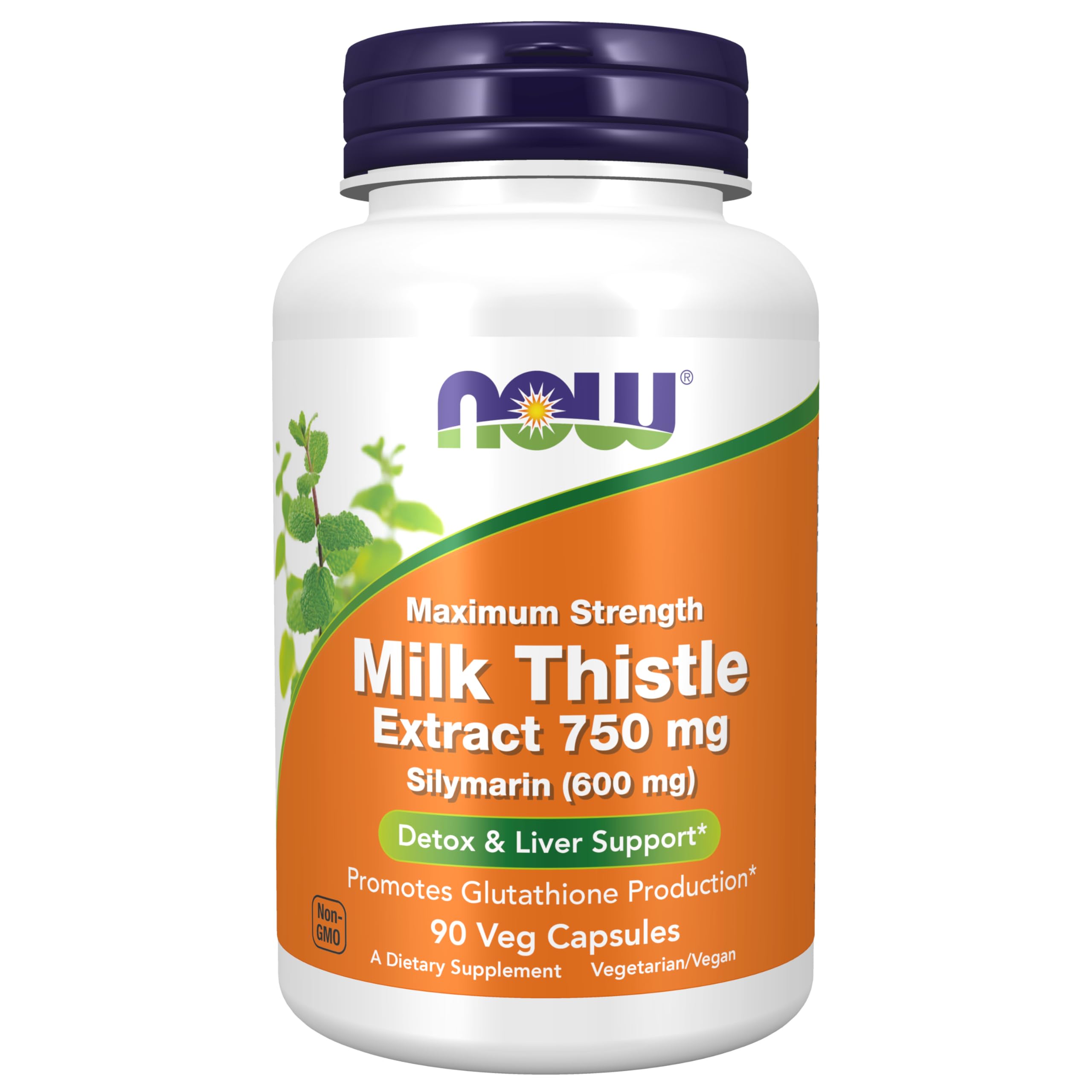 Buy now Now Foods Milk Thistle Extract 750 mg Silymarin (600 mg), Maximum Strength - 90 Veg Capsules at indiglob india