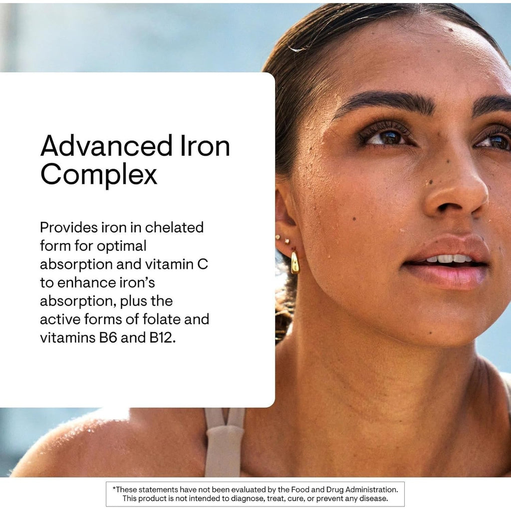 THORNE Advanced Iron Complex, Chelated Iron Supplement, 60 Capsules