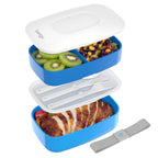 Buy now Bentgo Classic - Adult Bento Box, Stackable 3-Compartment Lunch Box with Removable Utensil Set and Sealing Strap, BPA-Free, Food Container Ideal for Meal Prep, Work, and On the Go (Blush Marble) at indiglob india