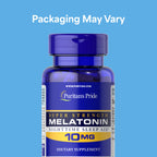 Puritan's Pride Premium Super Strength Melatonin 10mg Sleep Aid | Dietary Supplement for Sound, Restful, and Longer Sleep Support, 4 Month Supply, 120 Rapid Release Capsules