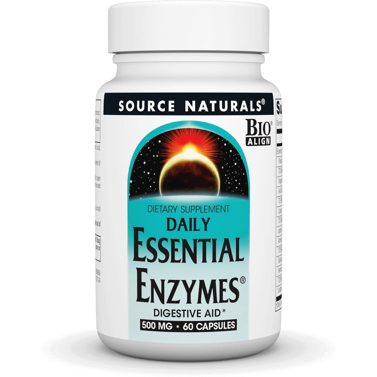 Buy now Source Naturals Essential Enzymes 500mg Bio-Aligned Multiple Enzyme Supplement Herbal Defense for Digestion, Gas, Constipation & Bloating Relief - Supports Immune System - 240 Capsules 60 Count (Pack of 1) at indiglob india
