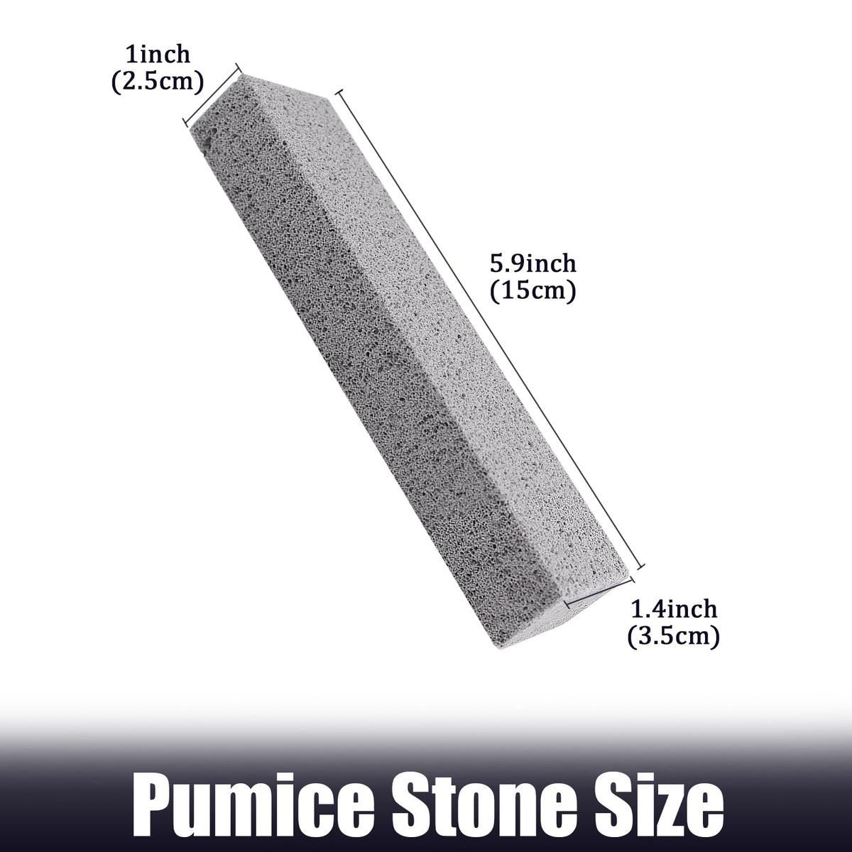 6 Pc Pumice Stone for Home Cleaning, Pumice Stick Toilet Cleaner