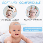 Buy now Infant Ear Protection Noise Cancelling Baby Ear Muffs, Toddler Hearing Protection with Adjustable Elastic Headband (Bear, White at indiglob india