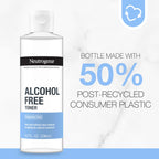 Neutrogena Alcohol-Free Gentle Daily Facial Toner, Fragrance-Free to Tone & Refresh Skin, Gently Removes Impurities & Reconditions Skin, Hypoallergenic, 8 fl. oz