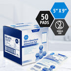 MED PRIDE Sterile Abdominal Pads,5x9 in,Latex-Free,Non-Adherent,50-Count