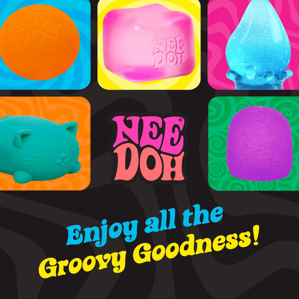 Buy now Schylling NeeDoh Teenie Gobs of Globs - Sensory Squeeze Toy - Contains 18 Mini Groovy Globs - 1.25" Wide - Multicolored at indiglob india