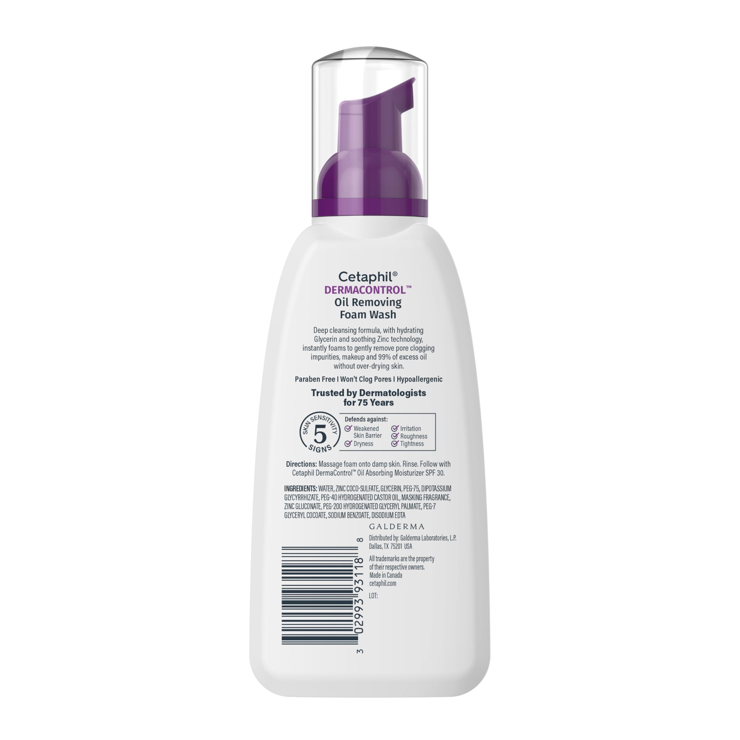 Buy now Cetaphil Pro Oil Removing Foam Wash, Foaming Facial Cleanser, Fragrance Free Formula Suitable for Sensitive Skin, 8 Fluid Ounce (Pack of 3) at indiglob india
