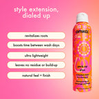 amika perk up plus extended clean dry shampoo | lightweight + buildable, extend time even further between wash days, invisible finish + no white residue, for all hair types