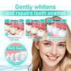 Aarav Pap + Nano Hydroxyapatite Whitening Toothpaste: for Sensitive Teeth, Enamel Remineralization & Prebiotic Care, Fluoride Free, Travel Friendly, 1 Pack, 3.52 oz
