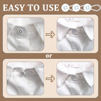 9PCS Collar Extenders for Mens Shirts, Button Extender for Dress Shirts