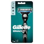 Buy now MACH 3 - Handle w/1 Cartridge & Turbo REFILLABLE Razor at indiglob india