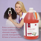 Top Performance Fresh Pet Shampoo, 1-Gallon,Black
