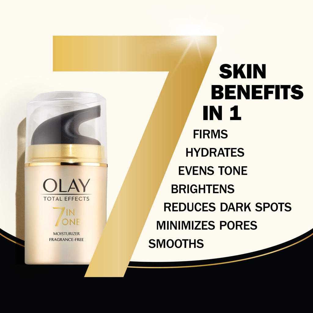 Buy now Olay Total Effects Face Moisturizer, Fragrance-Free, 1.7 fl oz at indiglob india