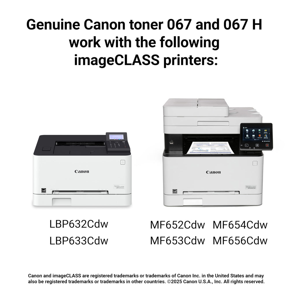 Canon Genuine 067 Magenta Toner Cartridge High Capacity Compatible with LBP633Cdw, LBP632Cdw, MF652Cdw, MF653Cdw, MF654Cdw, MF656Cdw