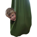 Buy now Sensory Swing for Kids Indoor Outdoor Green | Therapy Tool for Special Needs Snuggle Cuddle Hammock Swing | for Children with Autism, ADHD, Aspergers, Sensory Integration - by Sensory4u at indiglob india