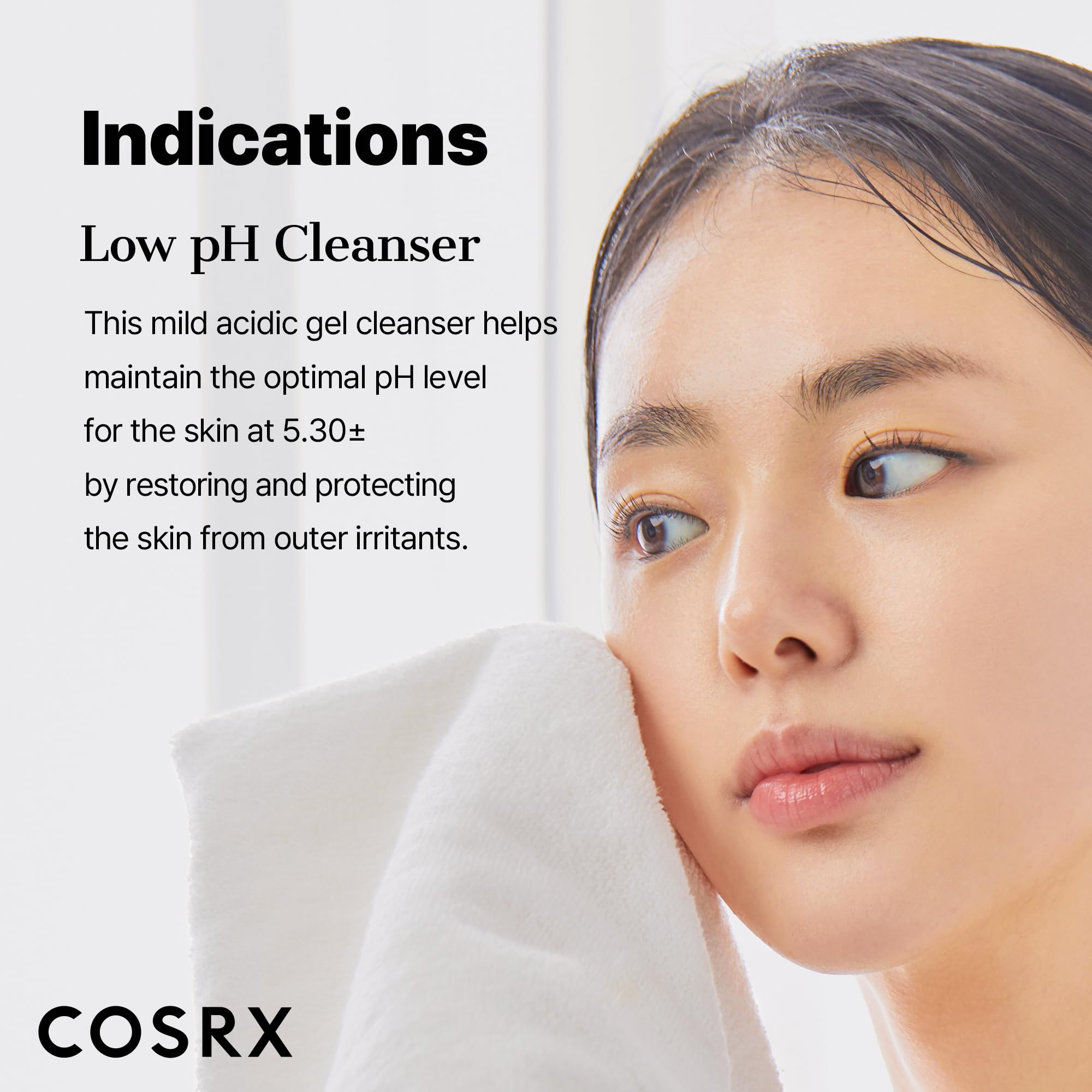 COSRX Low pH Good Morning Gel Face Cleanser, Gentle Face Wash, 5.07 fl oz | Daily Mild Care for Sensitive Skin, Gentle Cleanser, pH Balancing, Tea Tree Oil, Gentle Sebum, Pore Control, Korean Skin Care