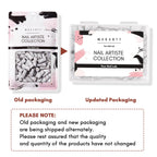 Makartt Sanding Bands for Nail Drill:50 Pcs Small Sanding (White, #180) | Nail Sanding Files with 2026 Upgrade Design 3.1mm Mandrel Bits,180 Medium Grits