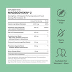 CLEARSTEM - MINDBODYSKIN Hormonal Acne Supplement (No 5-HTP) - Natural DIM Supplement - Skin Care Vitamins - Hormone Balance, Antioxidants - Gluten Free, Cruelty Free - 30 Servings, 90 Capsules