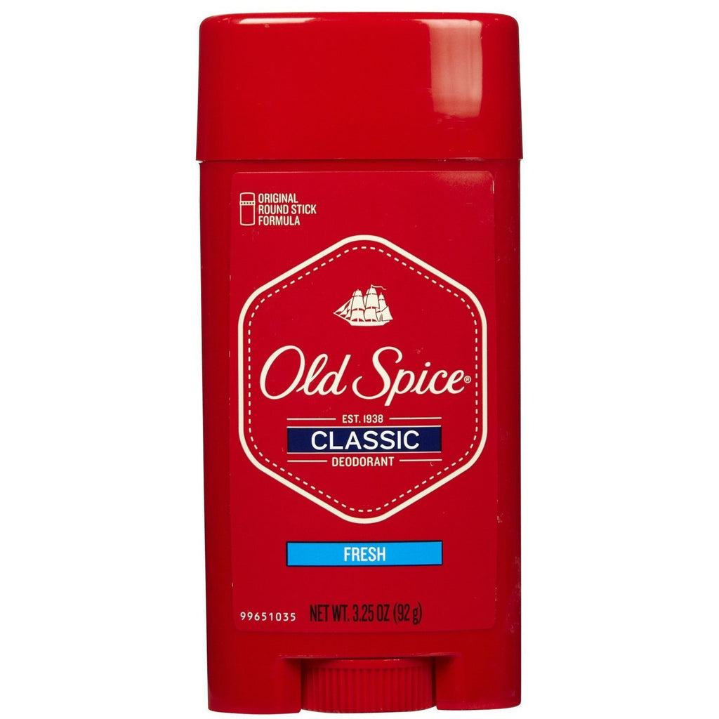 Old Spice Classic Deodorant for Men, 24hr Sweat & Odor Protection, Long Lasting Freshness, Clean & Masculine Fragrance, Original Scent, 3.25 oz (Pack of 2)