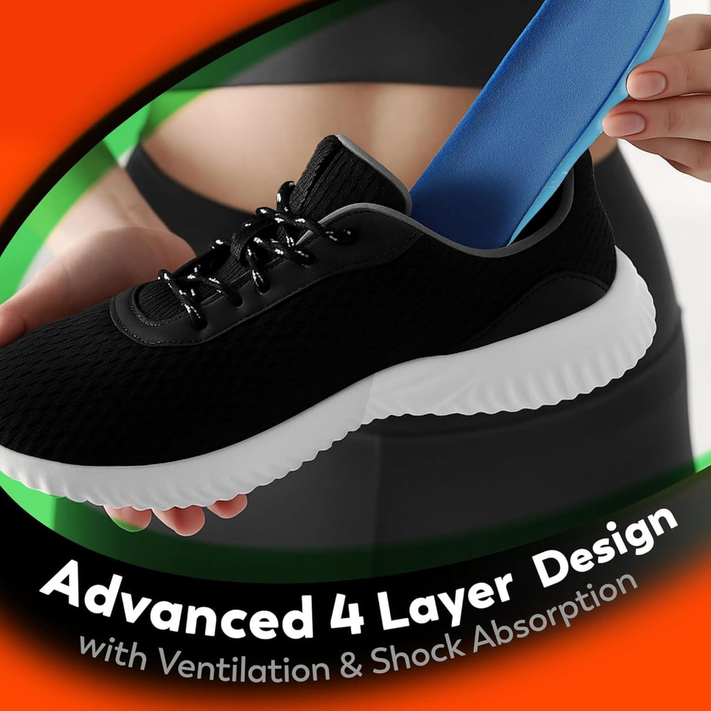 Odor-Eaters Max Comfort Gel Insoles, Foot Odor Eliminating Insert, 1 Pair