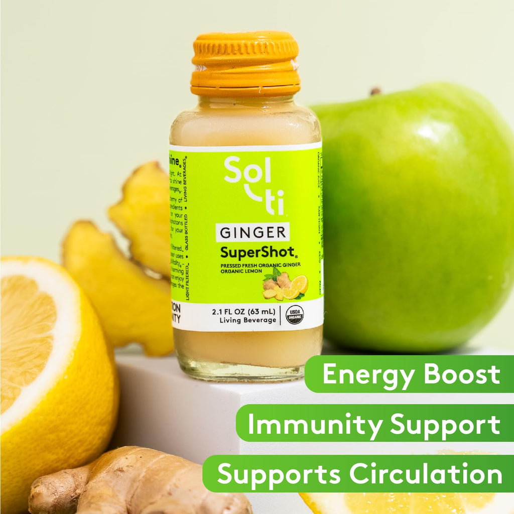 Sol Ti, Supershot Ginger Single Organic, 2.1 Fl Oz
