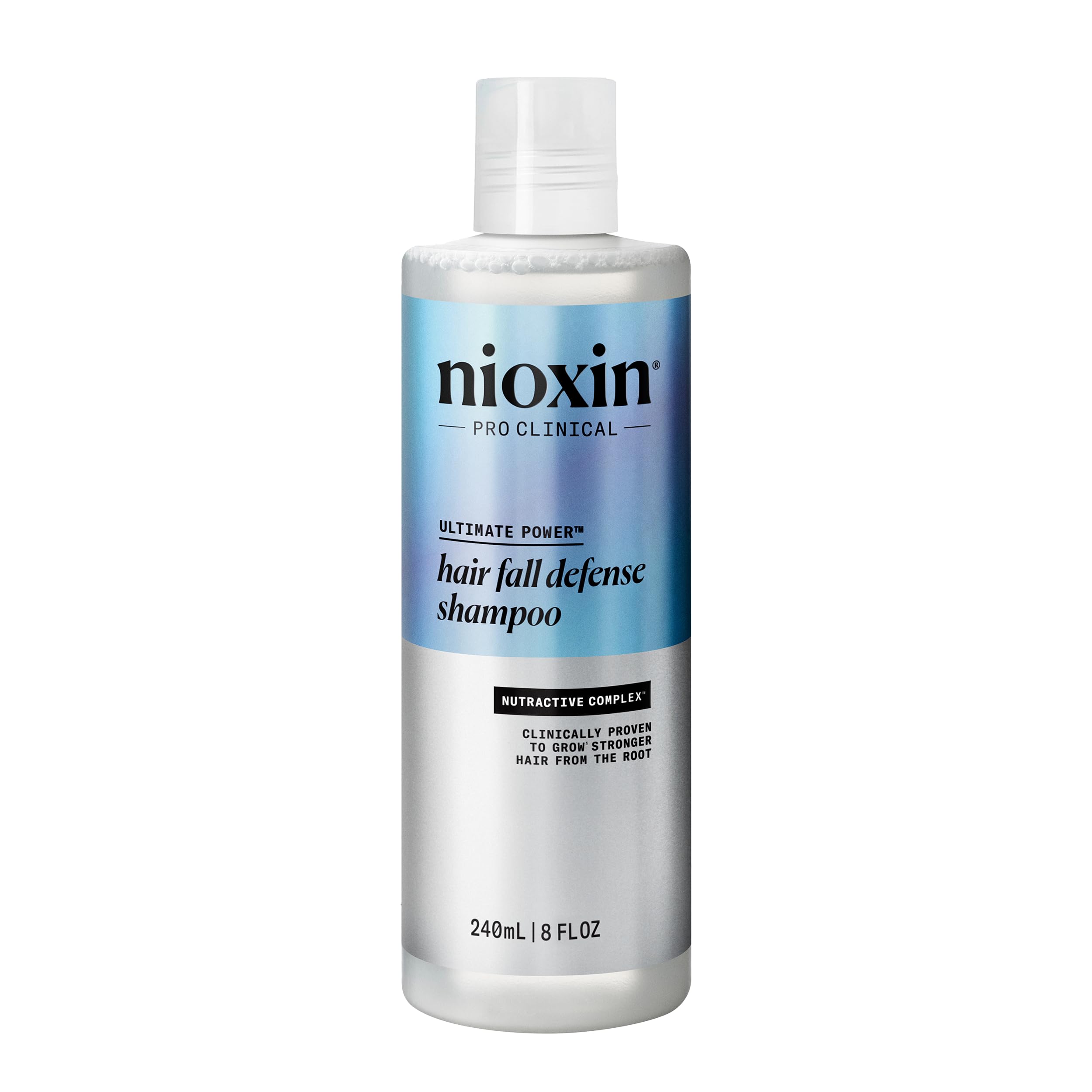 NIOXIN Hair Fall Defense Shampoo | For Visibly Less Hair Loss | Activates Hair Follicles | With Lauric Acid, Caffeine, Niacinamide and Sandalore