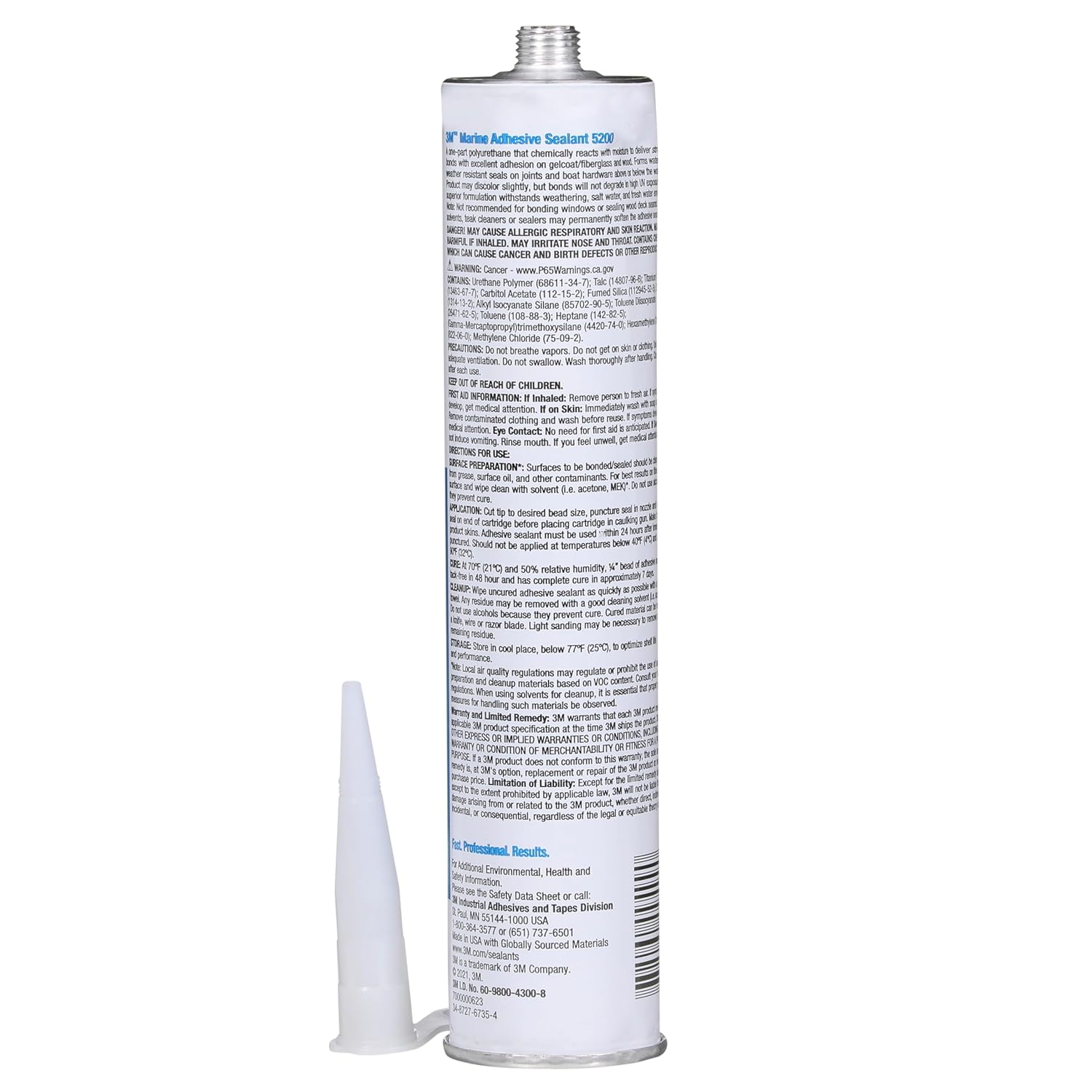 Buy now 3M Marine Adhesive Sealant 5200 (06500) Permanent Bonding and Sealing for Boats and RVs Above and Below the Waterline Waterproof Repair, White, 10 fl oz Cartridge at indiglob india