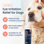 Dog Eye Drops & Wash for Tear Stains, Infection & Allergy Relief, 4 oz