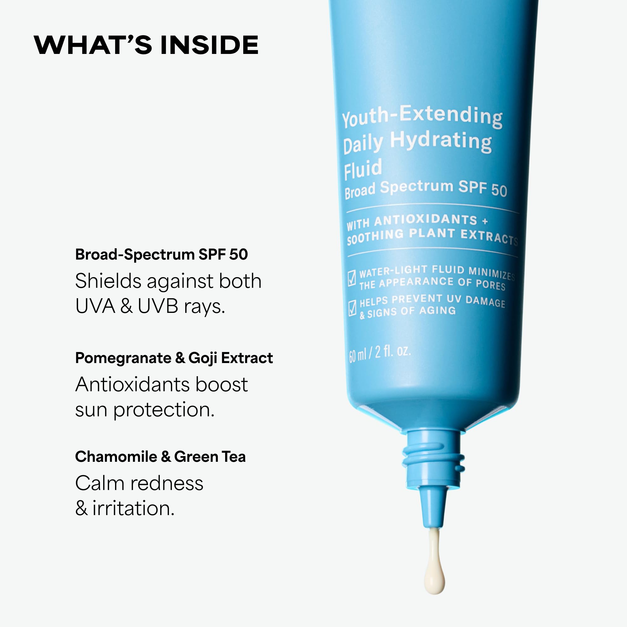 Paula's Choice RESIST Hydrating Fluid Face Moisturizer SPF 50 | Face Sunscreen for Oily Skin with Chamomile & Vitamin E, UVA/UVB Protection, Fragrance-Free, TSA Friendly