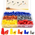 Buy now 240 Pcs Electrical Wire Connectors Screw Terminals - Twist Nuts Caps Wire Connection, Spring Insert Assortment kit at indiglob india