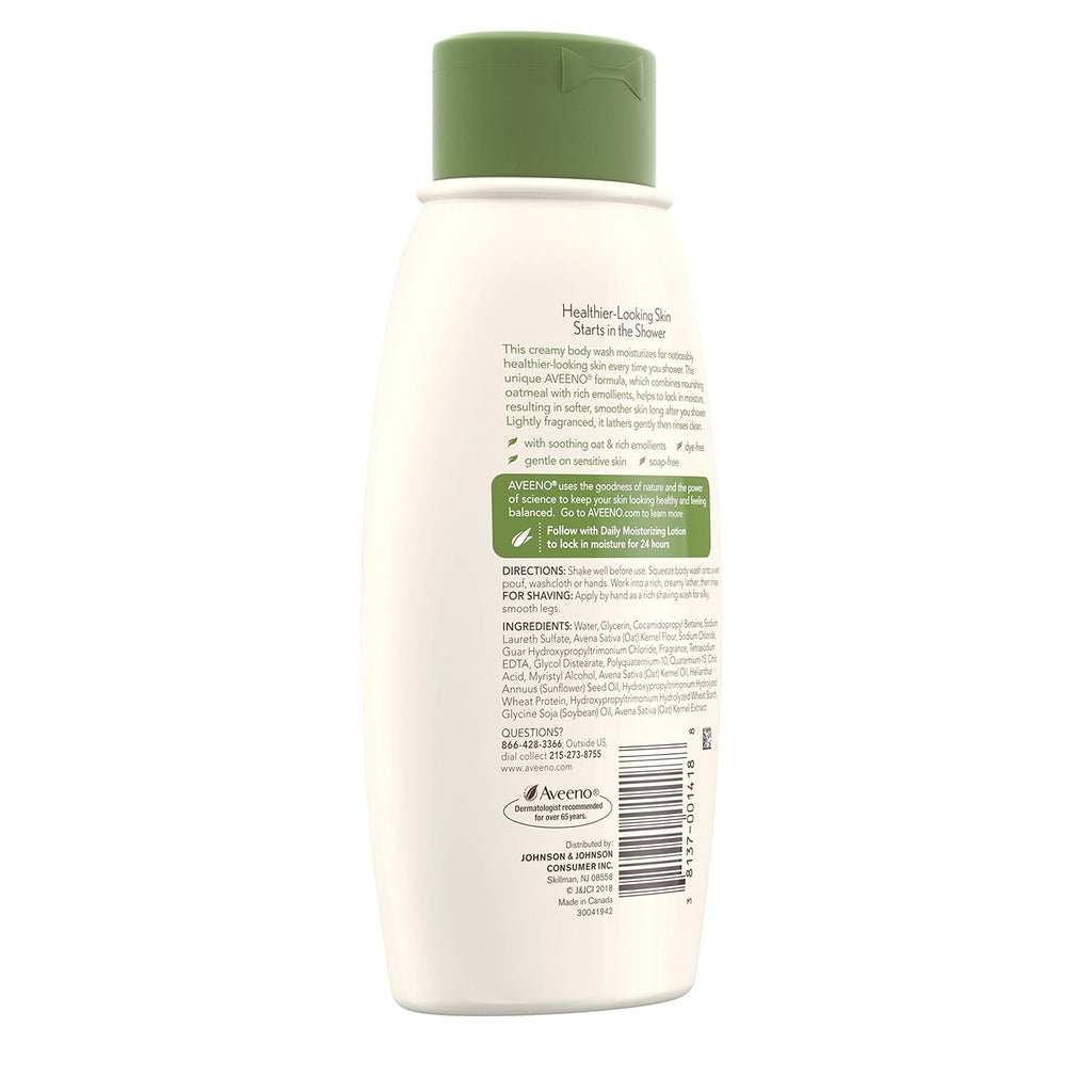 Buy now Aveeno Daily Moisturizing Body Wash, 12 Fl Oz at indiglob india