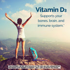 Nature's Wonder Vitamin D3 2000 IU (50mcg), Gluten-Free, 360 Softgels | Potent Bone Health, Immune Function & Calcium Absorption Support for Women & Men, Year Round Daily Wellness, 360 Day Supply