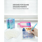 Foreveryoung Diamond Painting Zigzag Rulers, 9 PCS Tools for Square Kits