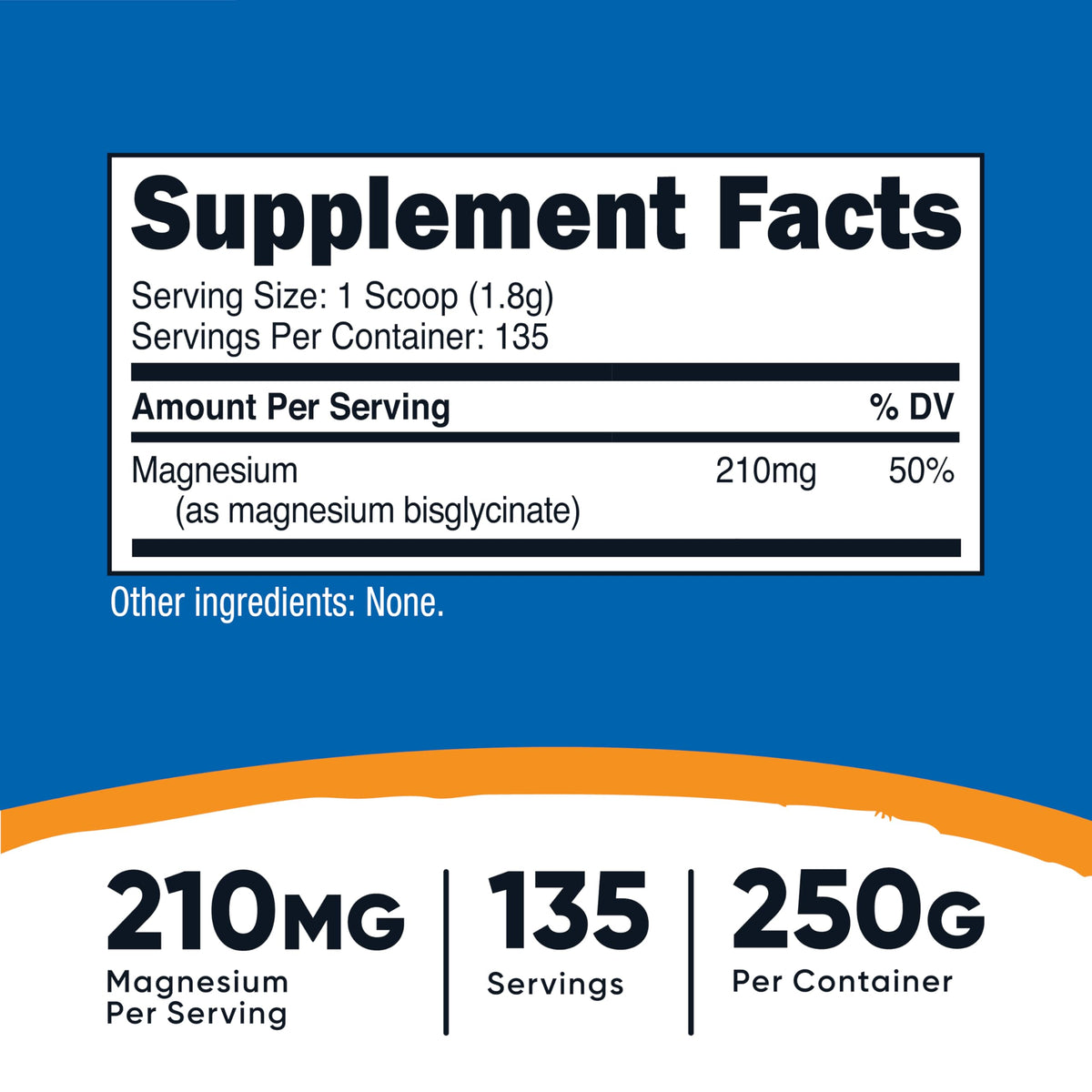 Nutricost Magnesium Bisglycinate Powder (Unflavored) 250 Grams, Vegan