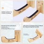 TWO STONES Surfboard Racks for The Wall, Surfboard Rack Hanger Works as a Shortboard, Skimboard & Longboard Hanger or Stand Indoor or Outdoor