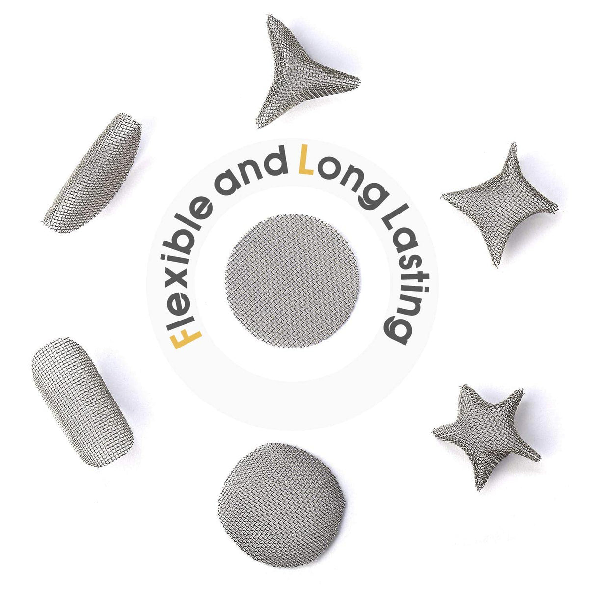 200 PCS 1/2 Inch Stainless Steel Pipe Screens, 0.5 Inch Metal Mesh Filter
