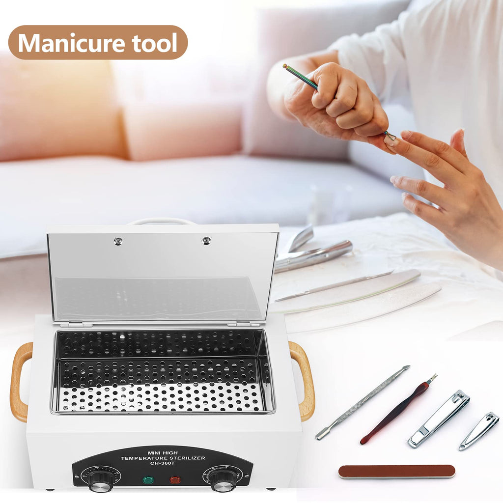 High Temperature Sterilizer Dry Heat Nail Tool Dental Tool Sterilizer 1.5L