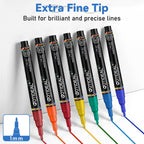 GOTIDEAL Fine Tip Liquid Chalk Markers for Blackboard, chalkboard markers