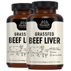Lonvera Grass Fed Beef Liver Supplement – 3000mg Freeze Dried Desiccated Organs – Nutrient Source for Joints, Bones, Hair, Skin, Nails & Daily Energy – 120 Pasture-Raised Capsules - 90 Day Supply