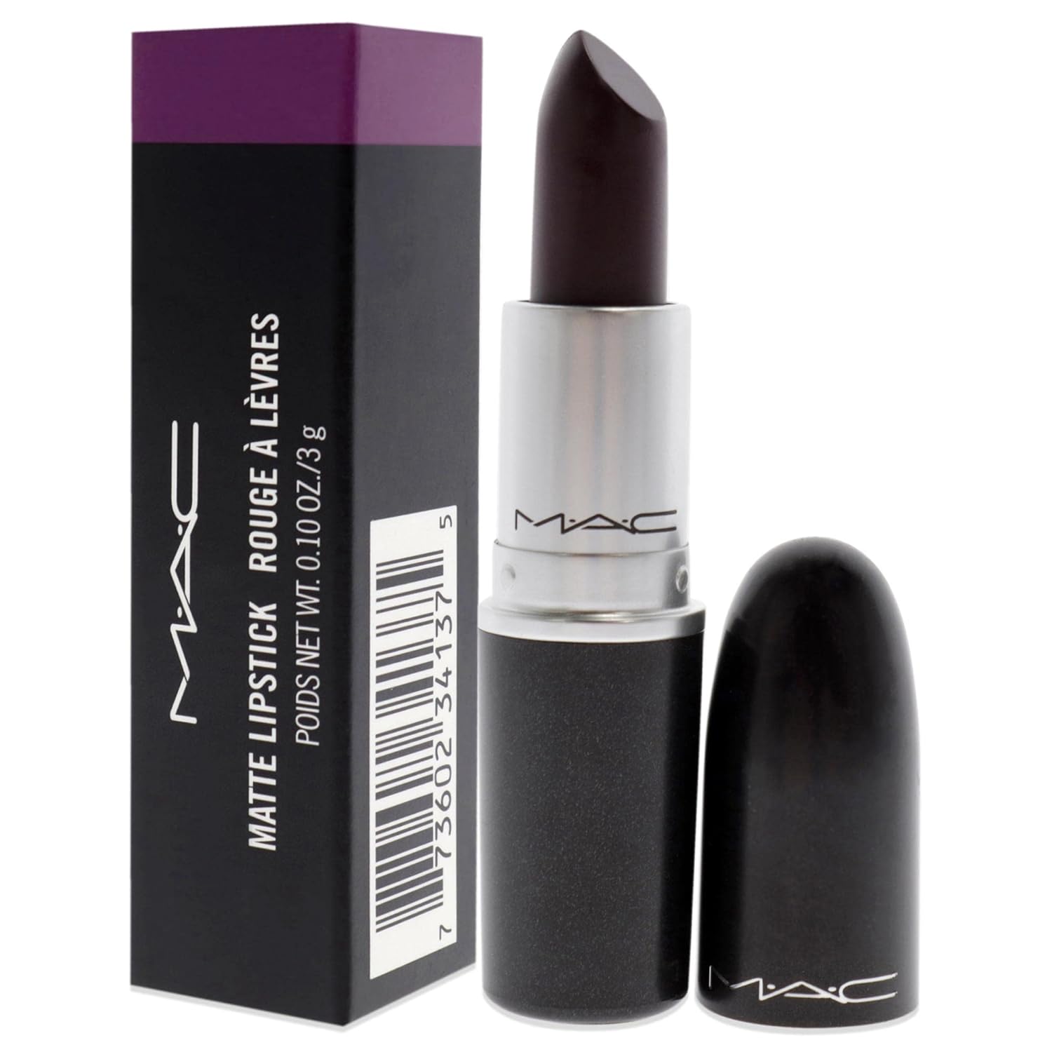 Buy now MAC Matte Lipstick - Smoked Purple Lipstick Women 0.1 oz at indiglob india