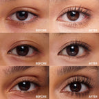 Transform your lashes with JUDYDOLL Waterproof Mascara-3D Curling T. Results show vibrant curls and volume, verified by CuratCart.