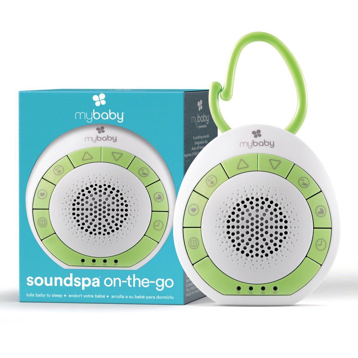 MyBaby Sound Machine, White Noise for Baby, Travel, Nursery and On The Go