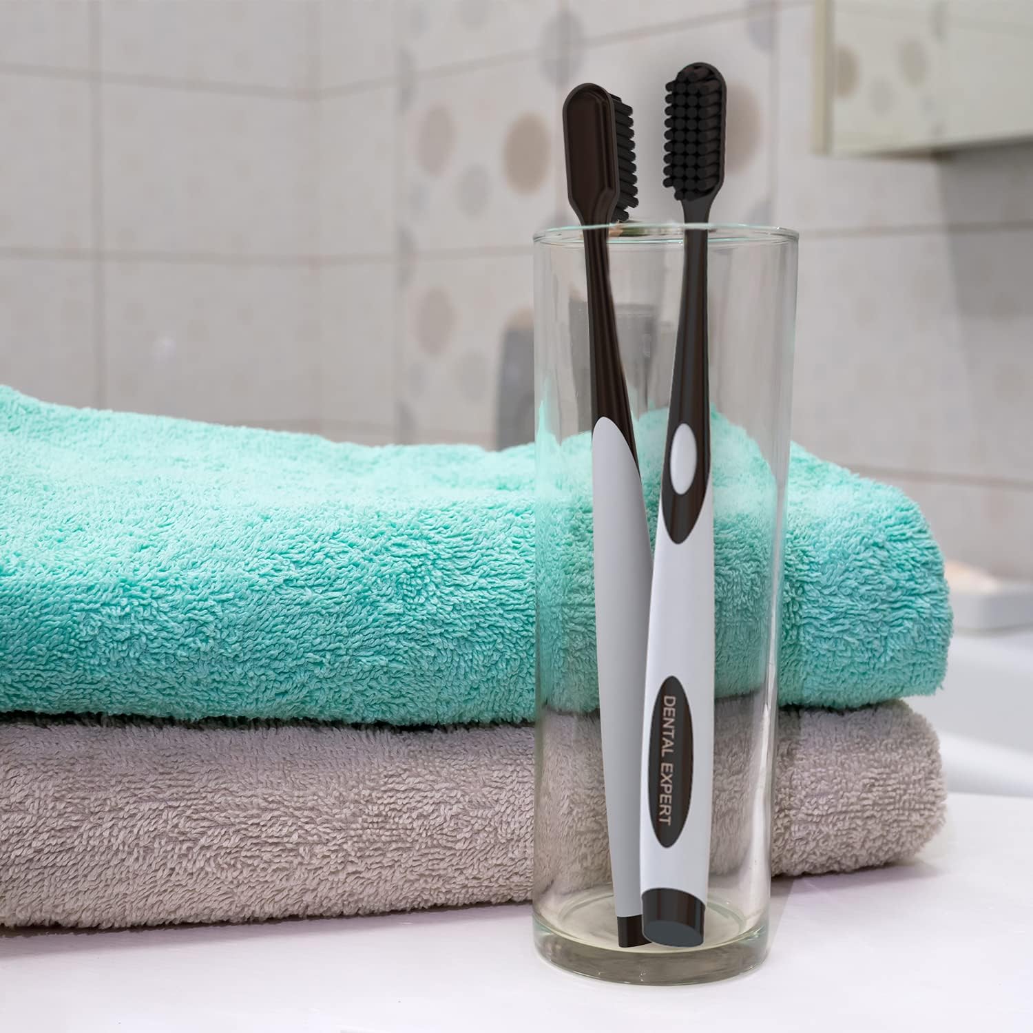 Buy now Soft Toothbrushes for Adults - Black Charcoal Toothbrush Ultra Soft for Sensitive Gums - Teeth Whitening Brush for Adults & Children [Extra Family Pack] Super Soft Tip Bristles at indiglob india