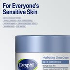Cetaphil Deep Hydration Face Cream, Dry, Sensitive Skin Care, 1.7oz | 48-Hour Hydration, Hyaluronic Acid, Vitamin E & B5, Healthy Glow, Fragrance-Free, Dermatologist Recommended