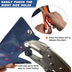 Snap Fasteners Kit, Heavy Duty Fastener Tool and 60-Set 15mm Marine Snaps