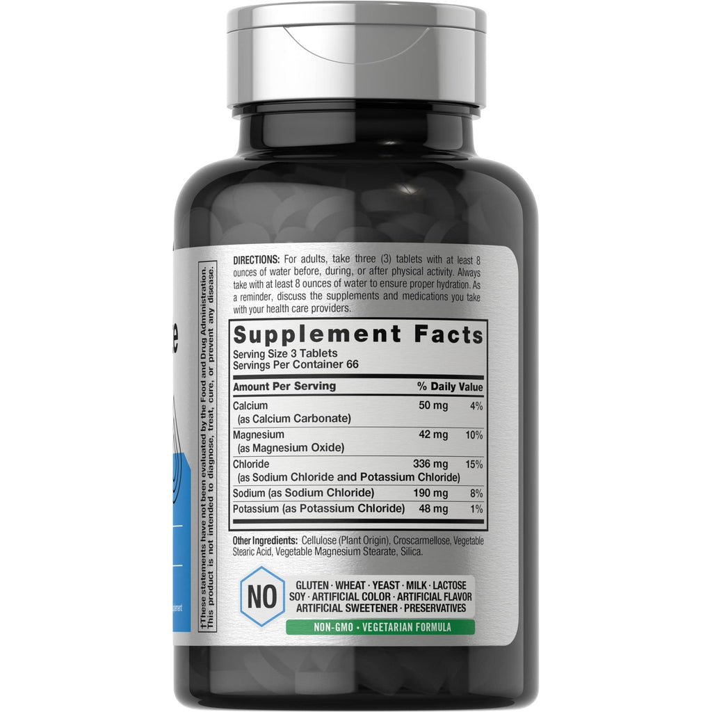 Horbäach Electrolyte Tablets | 200 Count | Helps Hydration & Balance