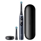 Buy now Oral-B iO Deep Clean + Protect Rechargeable Electric Toothbrush, Black, iO Series 7, 2 Replacement Brush Heads, Charging Travel Case at indiglob india