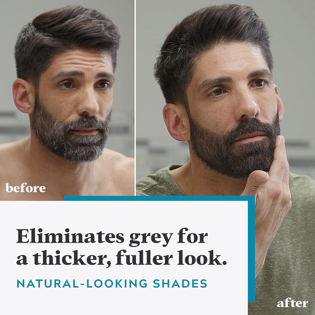 Buy now JUST FOR MEN Color Gel Mustache & Beard M-35 Medium Brown 1 ea at indiglob india