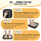 Transcutaneous Electrical Nerve Stimulator for Pain Relief,EMS Foot Stimulator Temporarily Reduce Lower Extremity Pain, EMS Foot Massager for Increase Local Blood Circulation.